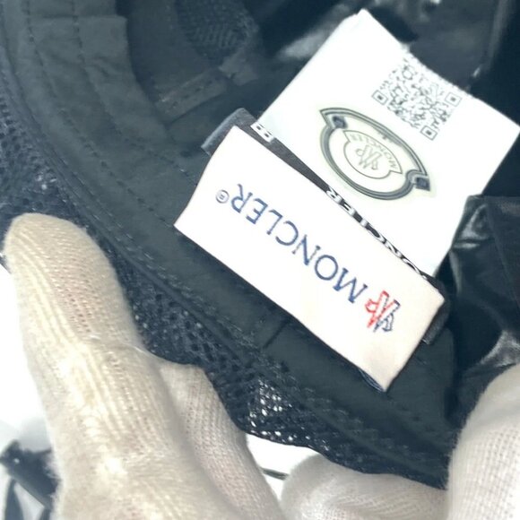 MONCLER ALYX collaboration hat hat bucket hat bob hat hat Nylon Black Unused - Picture 5 of 12